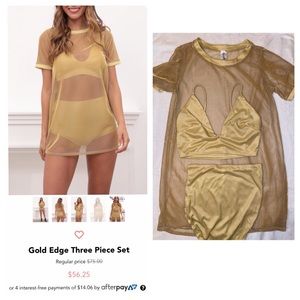 New ‼️‼️ metallic look, see through